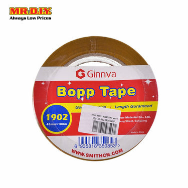 GINNVA Transparent Bopp Tape (4.8cm x 100m)