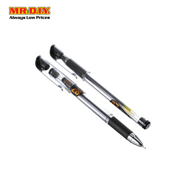 (MR.DIY) Nieki Black Gel Pen 0.7mm (2pcs)