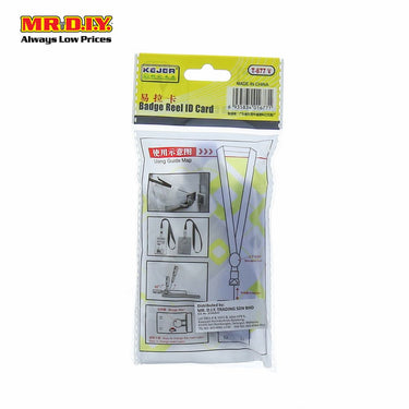 KEJEA Badge Reel ID Card Holder 54 x 85mm