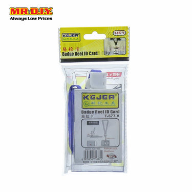 KEJEA Badge Reel ID Card Holder 54 x 85mm