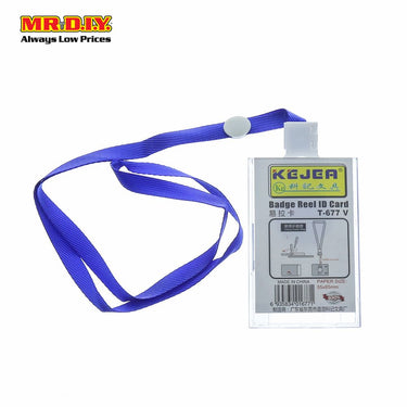 KEJEA Badge Reel ID Card Holder 54 x 85mm