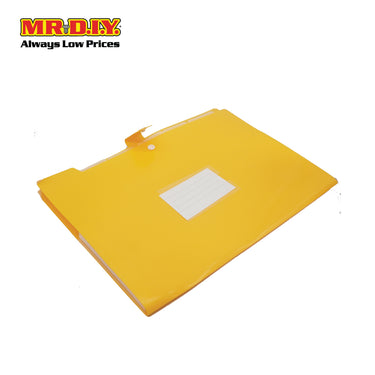 A4 6 Pockets Expanding File Folder with Button