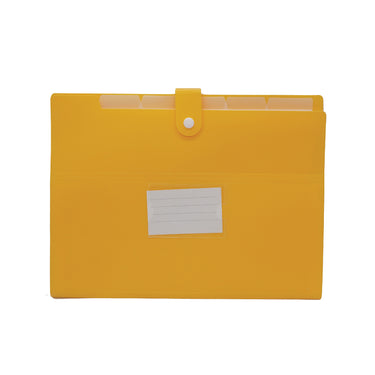 A4 6 Pockets Expanding File Folder with Button