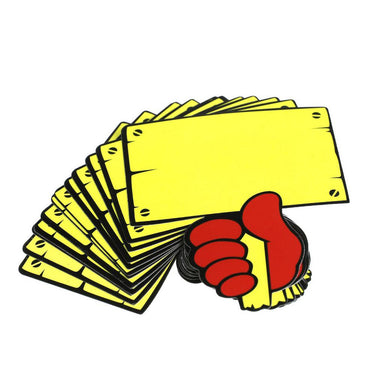 (MR.DIY) Board Pop Price Tags Medium F-011 (12pcs)