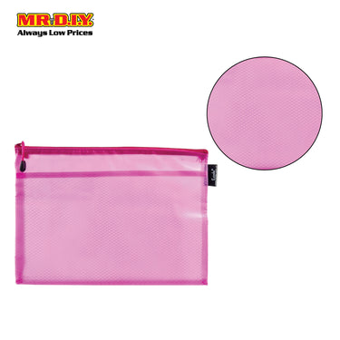 KUODA Translucent Zipper Plastic A4 Document Bag (1pc)