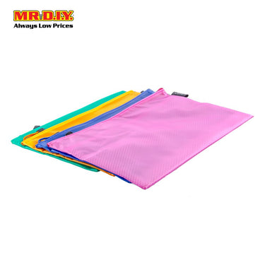 KUODA Translucent Zipper Plastic A4 Document Bag (1pc)
