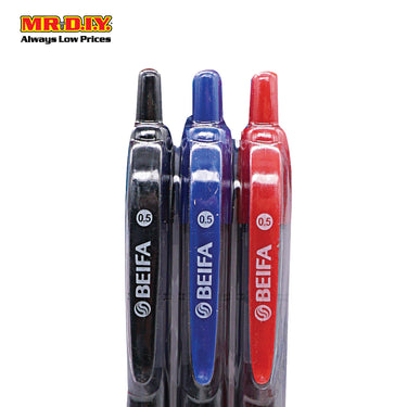 (MR.DIY) Beifa Gel Ink Pen 0.5mm (3Pcs)