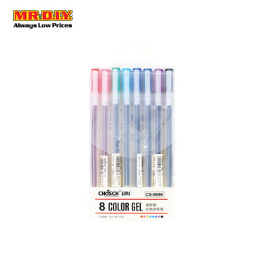 (MR.DIY) Chosch Color Gel Ink Pen 0.5mm Set (8pcs)