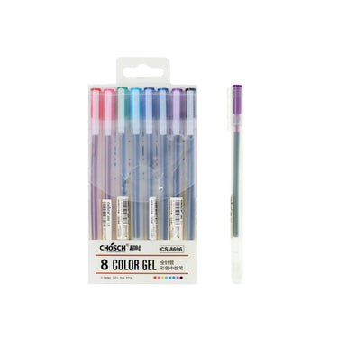 (MR.DIY) Chosch Color Gel Ink Pen 0.5mm Set (8pcs)