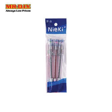 (MR.DIY) Nieki Gel Ink Pen 3 Color (3pcs)