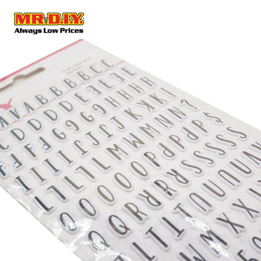 Puffy Alphabet Stickers