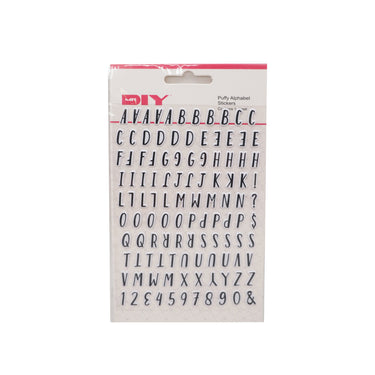 Puffy Alphabet Stickers