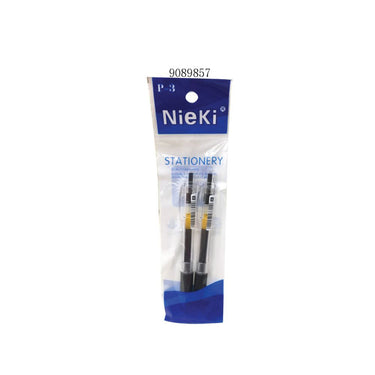 (MR.DIY) Nieki Gel Pen Black (2pcs)