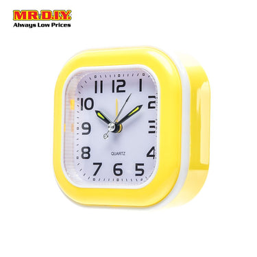 (MR.DIY) Quartz Square Alarm Clock (10x10cm)