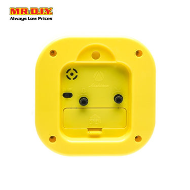 (MR.DIY) Quartz Square Alarm Clock (10x10cm)