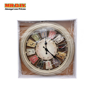 (MR.DIY) Wall Clock 16 Inch KLJ6191