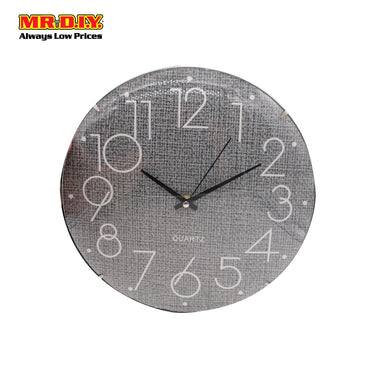 (MR.DIY) Quartz LJ-6129 Rimless Wall Clock 12 Inch KLJ-6129