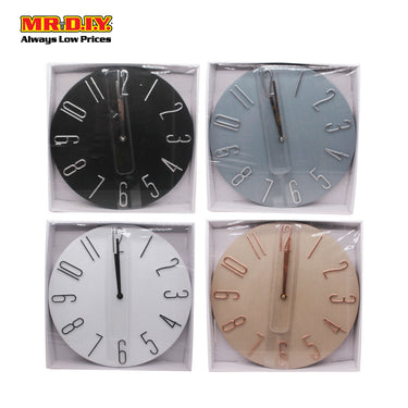 (MR.DIY) Circular Minimalistic Wall Clock WSH-0440-12