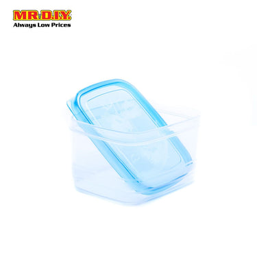 Clear Plastic Food Containers (3pc)