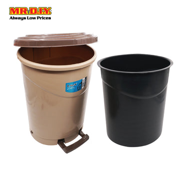 LAVA Plastic Round Step Dustbin (10L)