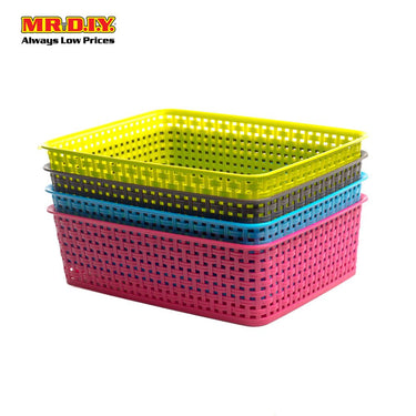(MR.DIY) LAVA Plastic Basket ( 27 X 35 X 10CM)
