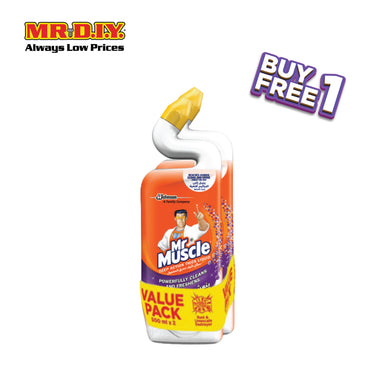 MR MUSCLE?Toilet Bowl Cleaner Lavendar (2 X 500ml)