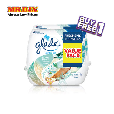 GLADE Air Refreshing Ocean Escape Scented Gel (2 x 180g)