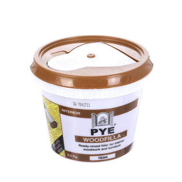 PYE Interior Wood Filler (Teak) (0.5kg)