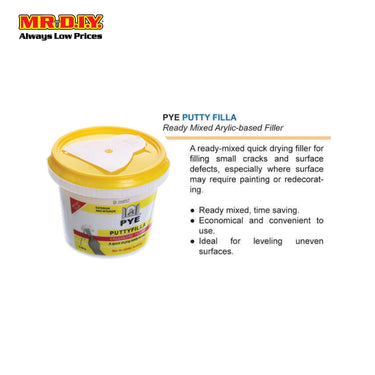 PYE Puttyfilla Cellulose Filler (500g)