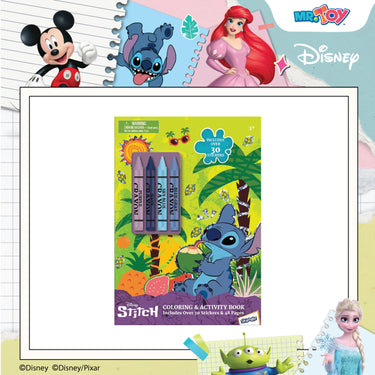 DISNEY Stitch Coloring Book with Crayon