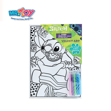 DISNEY Stitch Velvet Art Poster with 5 mini markers