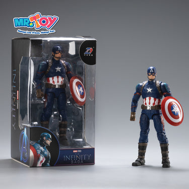 ZD TOYS Captain America Plastic Holder 7 Inch