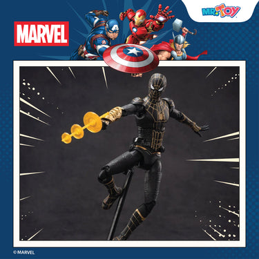 ZD TOYS MARVEL Spider-Man Black & Gold Suit Action Figure