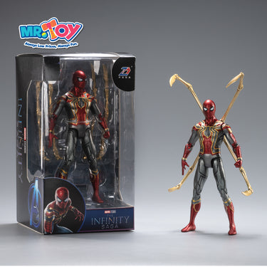 ZD TOYS Marvel Iron Spiderman With Plastic Holder