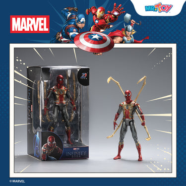 ZD TOYS MARVEL Iron Spider-Man With Plastic Holder