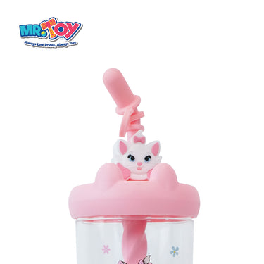 Marie The Cat Water Bottle With Straw (500ml)