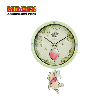 WINNIE THE POOH Pendulum Pal Wall Clock 15 Inch (38cm)