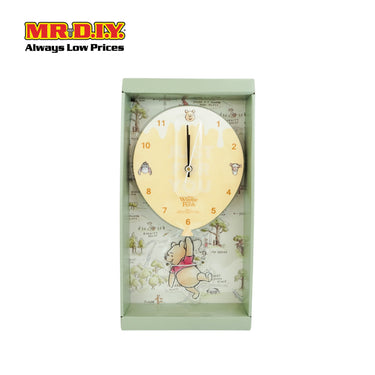 WINNIE THE POOH Reamless Pendulum Pal Ballon Wall Clock