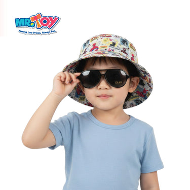MARVEL Spiderman Sunglasses & Bucket Hat Set Beige