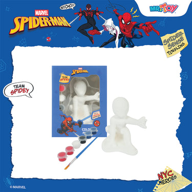 MARVEL Spider-Man Spidey Figure Colouring Plaster