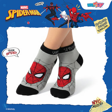 MARVEL Spider-Man Grey Adult Socks 2 Pairs (24-26cm)