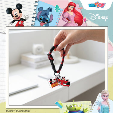 DISNEY Mickey & Friends Racing League Acrylic Keychain – Mickey Mouse