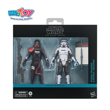STAR WARS The Black Series 6 Inch Purge Trooper & Patrol Trooper Action Figures (15cm)