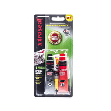 X'TRASEAL 4 Minutes Epoxy Steel Adhesive Set (3pcs)