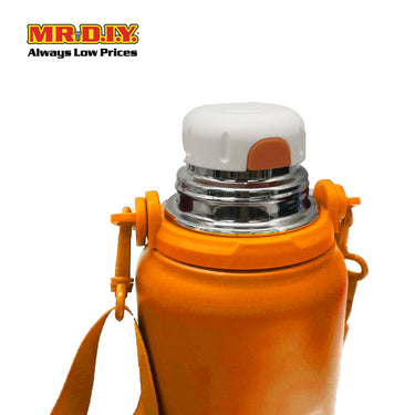 (MR. DIY) Stainless Steel Bottle Tumbler with Handle (800ml) -  ORANGE - Color Series