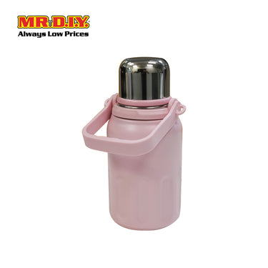 (MR. DIY) Stainless Steel Bottle Tumbler with Handle (800ml) -  LIGHT PINK - Color Series