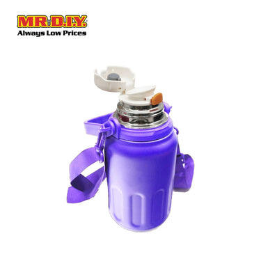 (MR. DIY) Stainless Steel Bottle Tumbler with Handle (800ml) -  PURPLE - Color Series