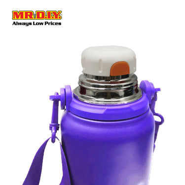 (MR. DIY) Stainless Steel Bottle Tumbler with Handle (800ml) -  PURPLE - Color Series