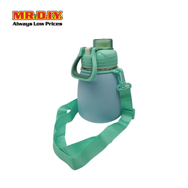 (MR. DIY) Stainless Steel Bottle Tumbler with Straw (600ml) -  LIGHT BLUE - Color Series