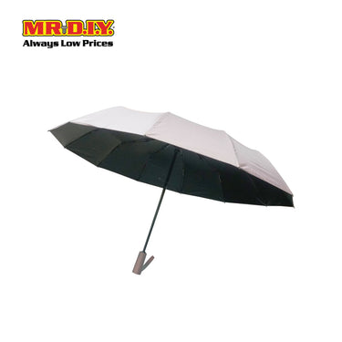 (MR.DIY) 12 Ribs Automatic Folding Large Umbrella - Light Pink - Color Series